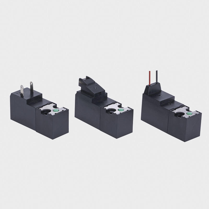 How does a direct acting miniature electromagnetic valve achieve high-frequency control action?